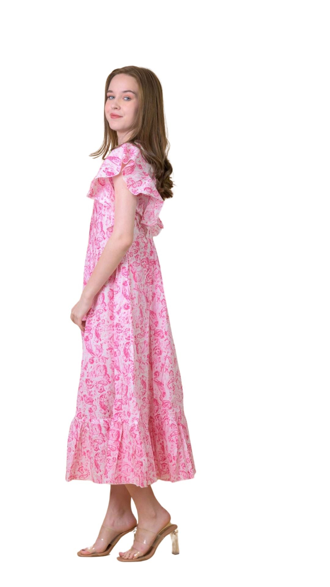 Marica Dress in Cleo Pink