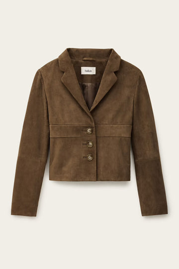 Morfeo Olive Suede Jacket