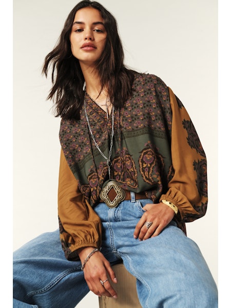 Baker Print Top
