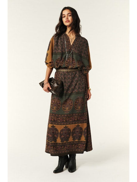 Bayro Chocolate Print Skirt