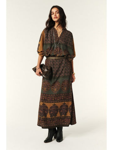 Bayro Chocolate Print Skirt