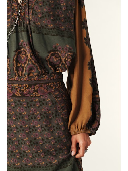 Bayro Chocolate Print Skirt
