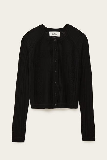 Puria Black Cardigan