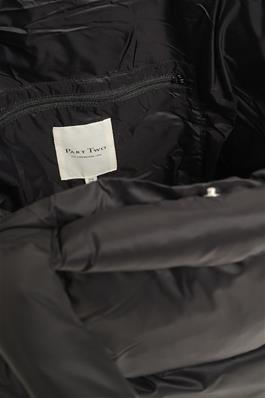 Tamaya Black Quilted Shopper Tote Bag