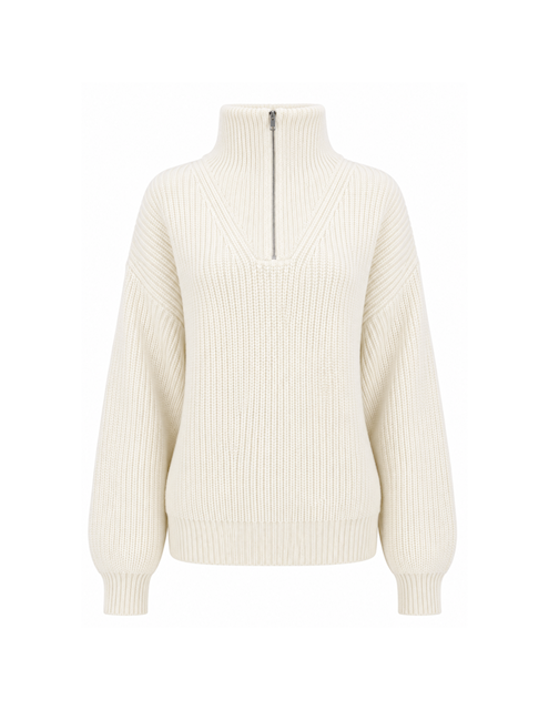 Breckenridge Funnel Neck Zip Jumper