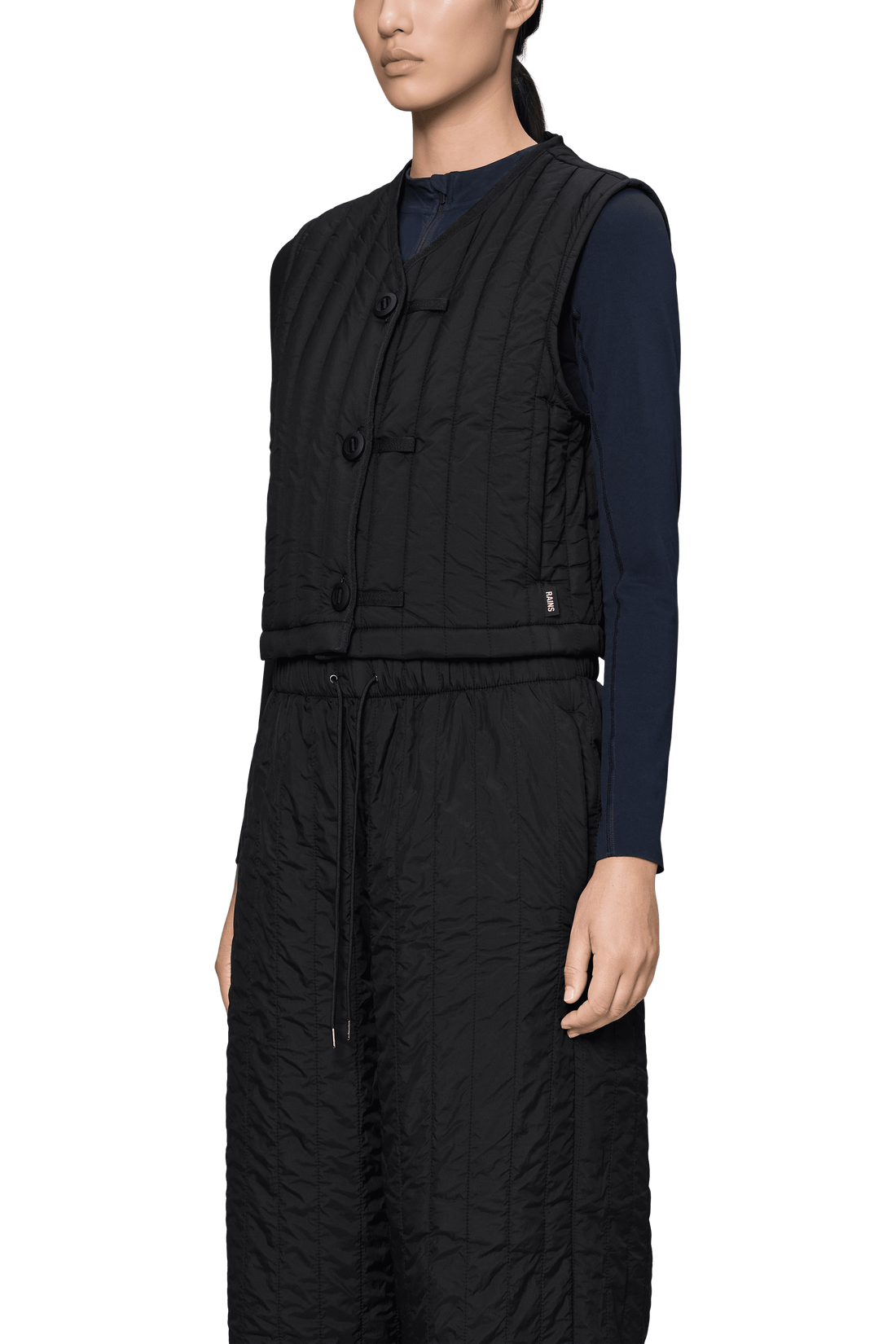 Banja Black Short Liner Vest