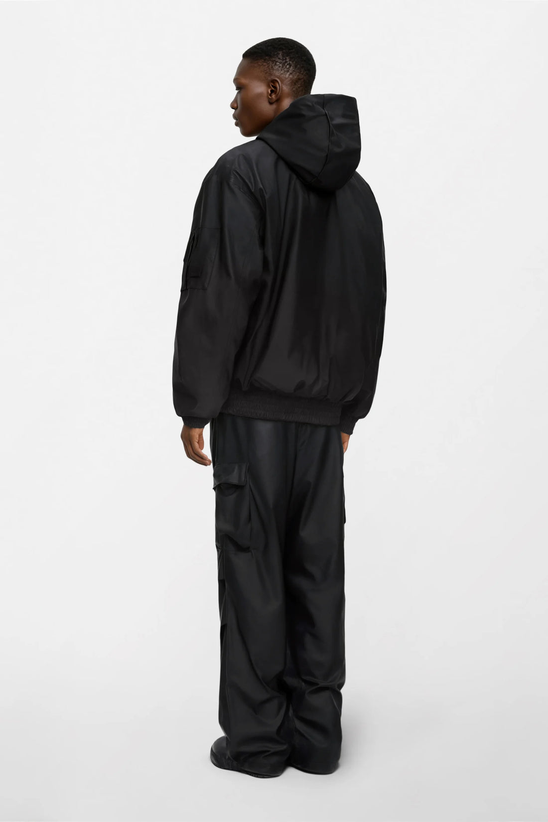 Lohja Black Bomber Jacket