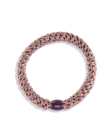 KKNEKKI Plum Glitter Hair Tie
