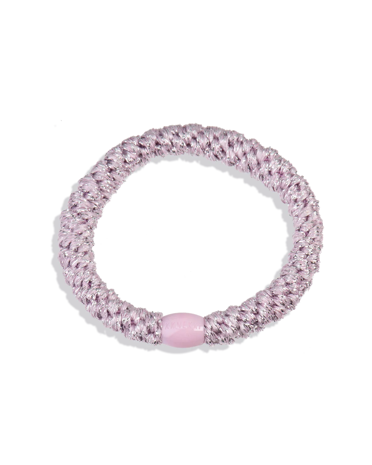 KKNEKKI Hair Tie Light Pink Glitter