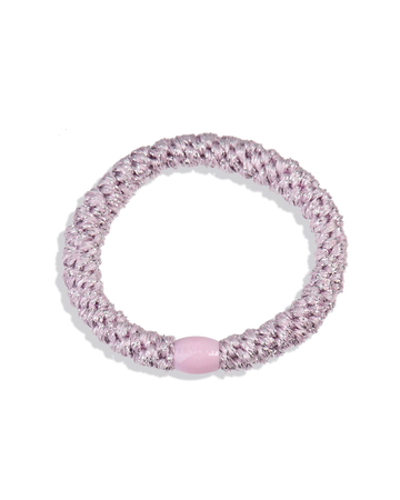 KKNEKKI Hair Tie Light Pink Glitter