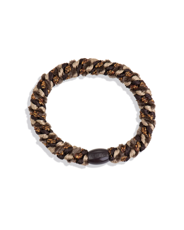 KKNEKKI Mix Moss Brown Glitter Hair Tie