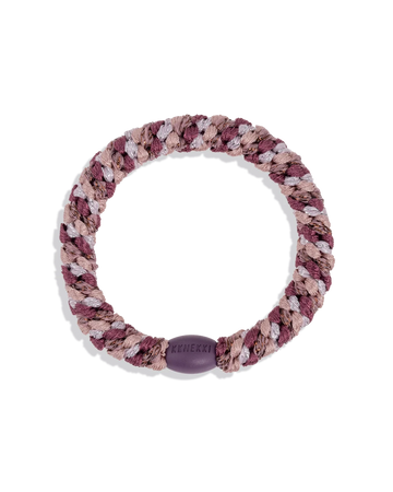 KKNEKKI Mixed Plum Pink Glitter Hair Tie