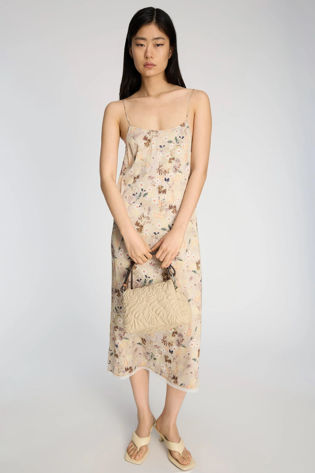 Barika Print Nature Slip Dress