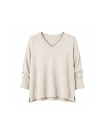 Jefferson 3/4 Sleeve V Neck Jumper