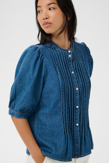 Alesia Medium Blue Denim Shirt