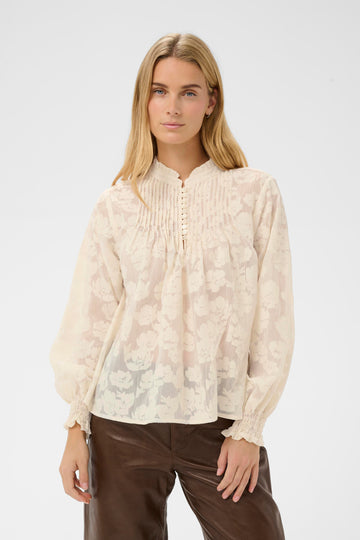 Zayan Whisper White Blouse