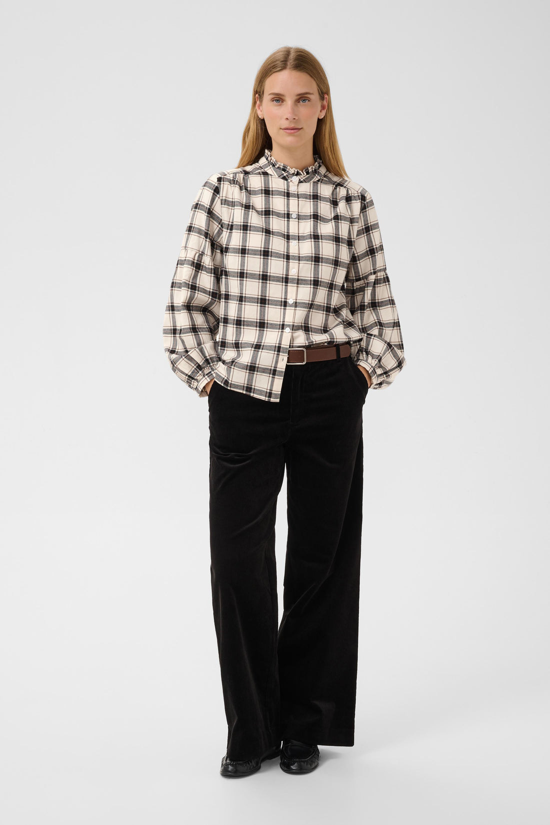 Samilla Brown Check Shirt
