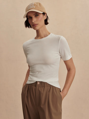 Regina Fitted White T Shirt (Copy)