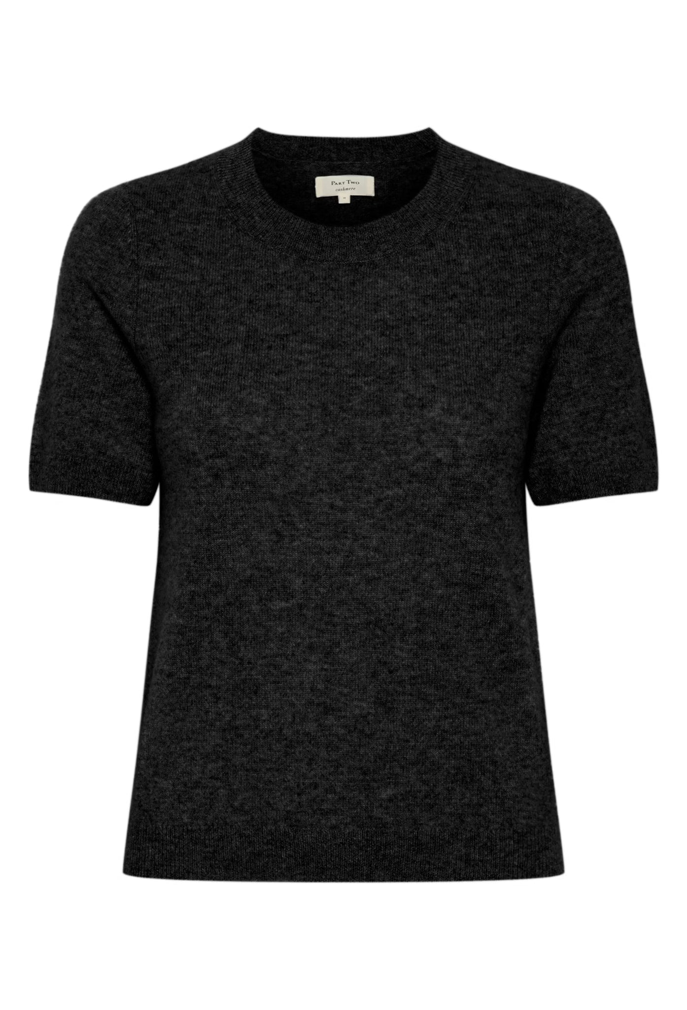 Everlotta Black Short Sleeve Cashmere Sweater