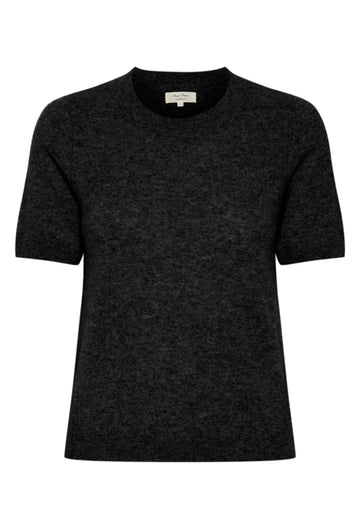 Everlotta Black Short Sleeve Cashmere Sweater
