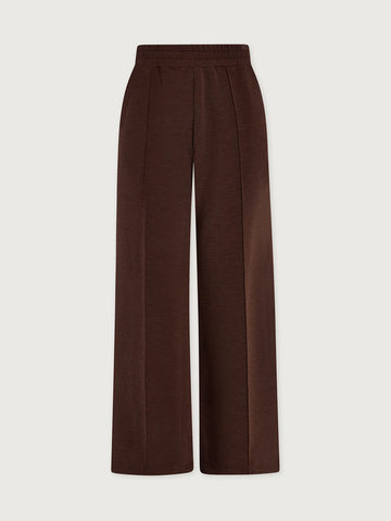Coffee Bean Marl Wide Leg Pant 28"
