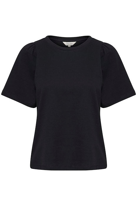 Imalea Black Puff Sleeve TShirt