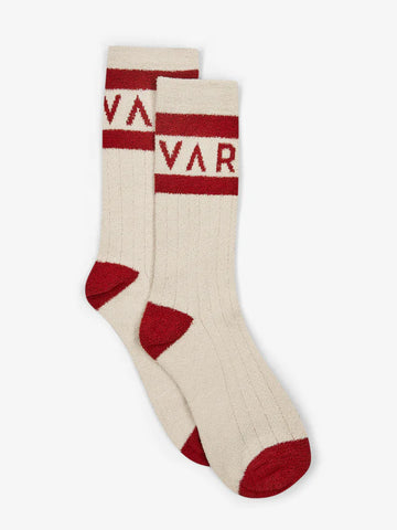 Spencer Sandshell Red Dahli Socks