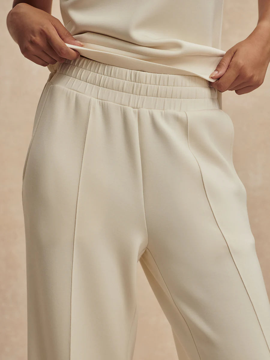 The Wide Leg Pristine Cream Pant 30"