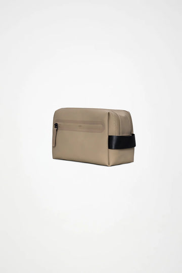 Beige Two zip Washbag
