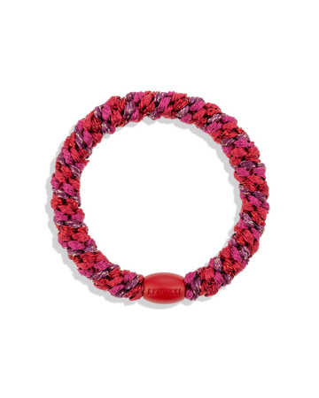 KKNEKKI Hair Tie Light Bordeaux Grape Glitter