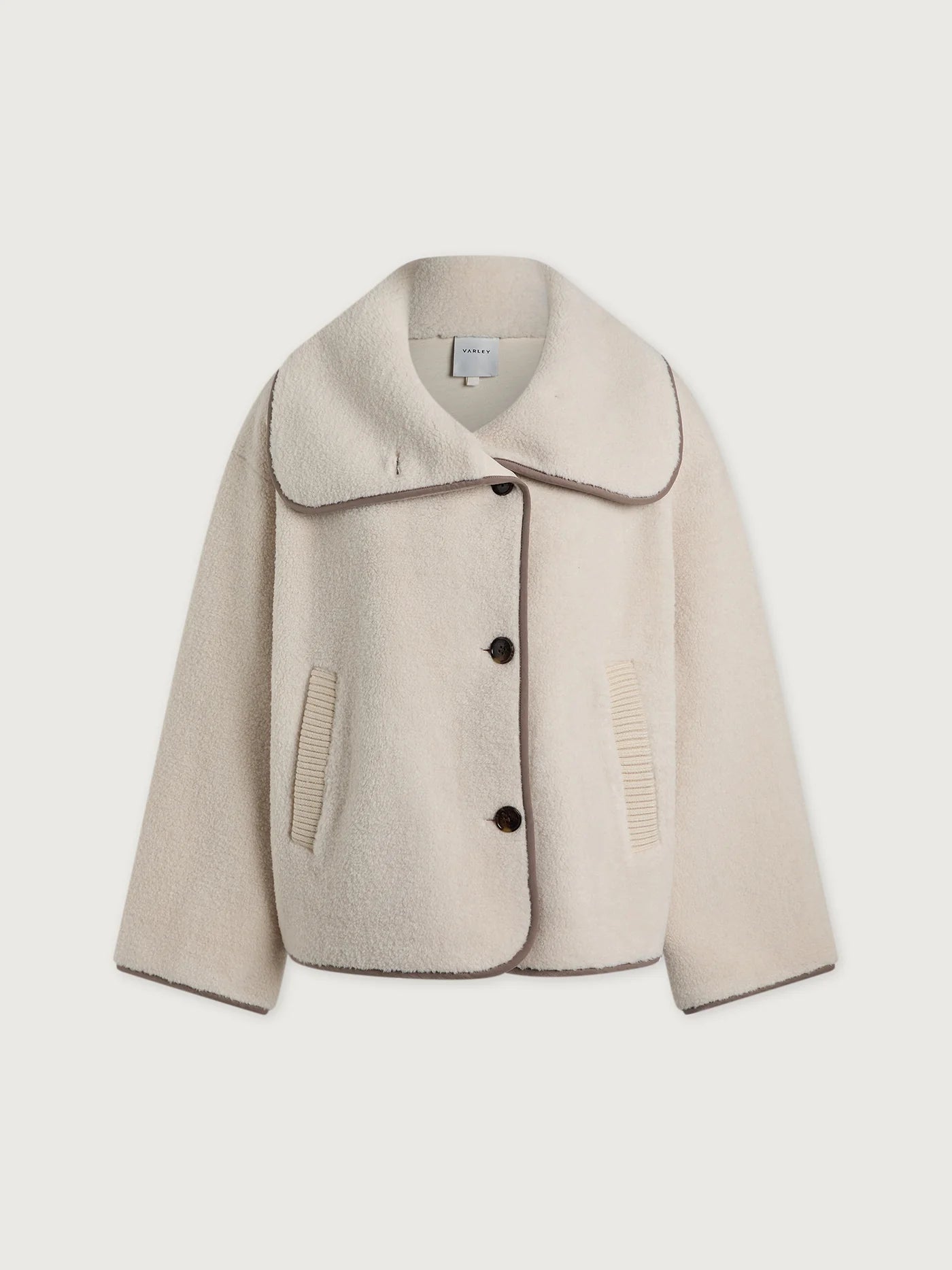 Romane Boxy Sandshell Sherpa Jacket