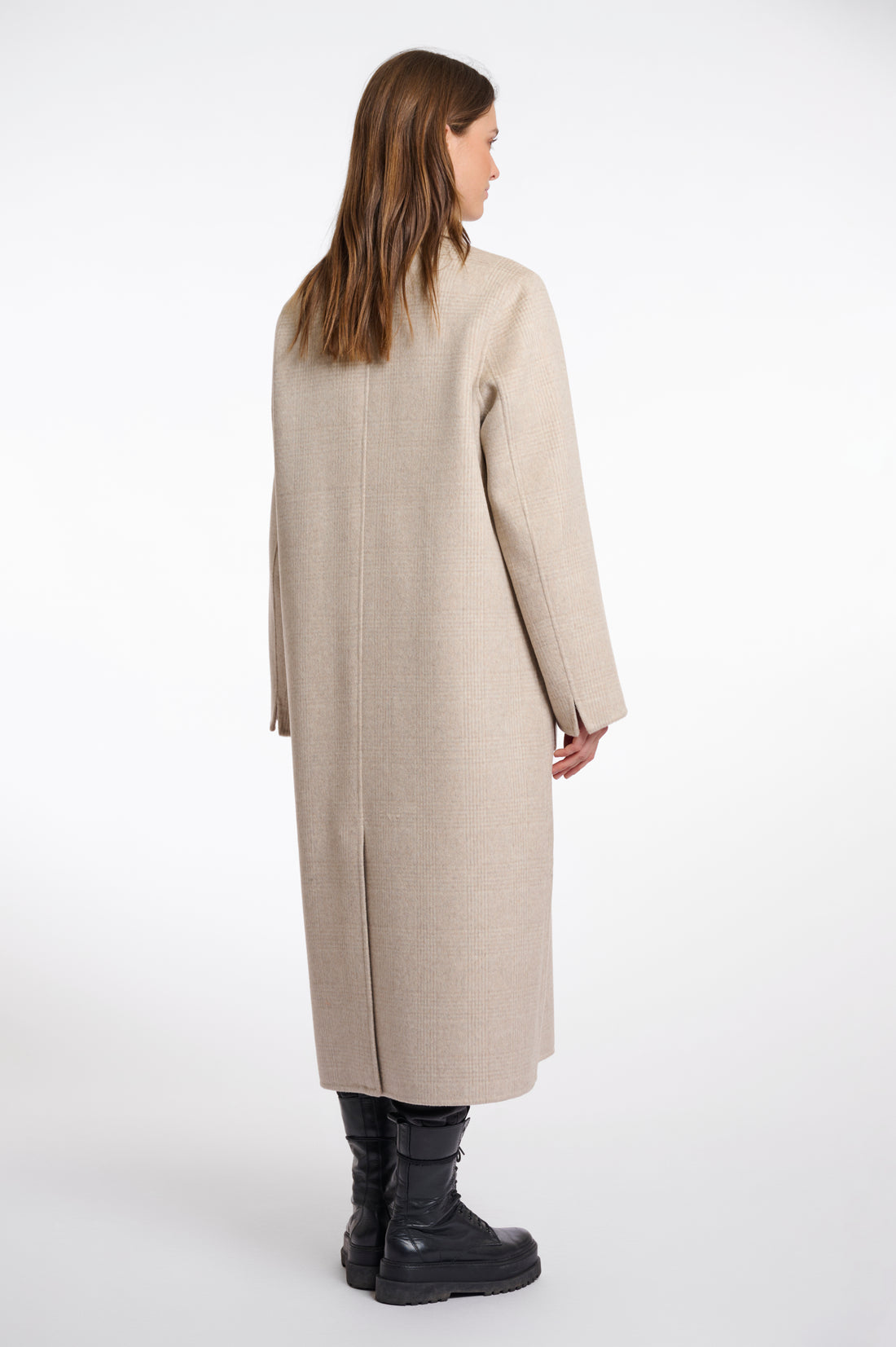Adria double breasted reversible coat