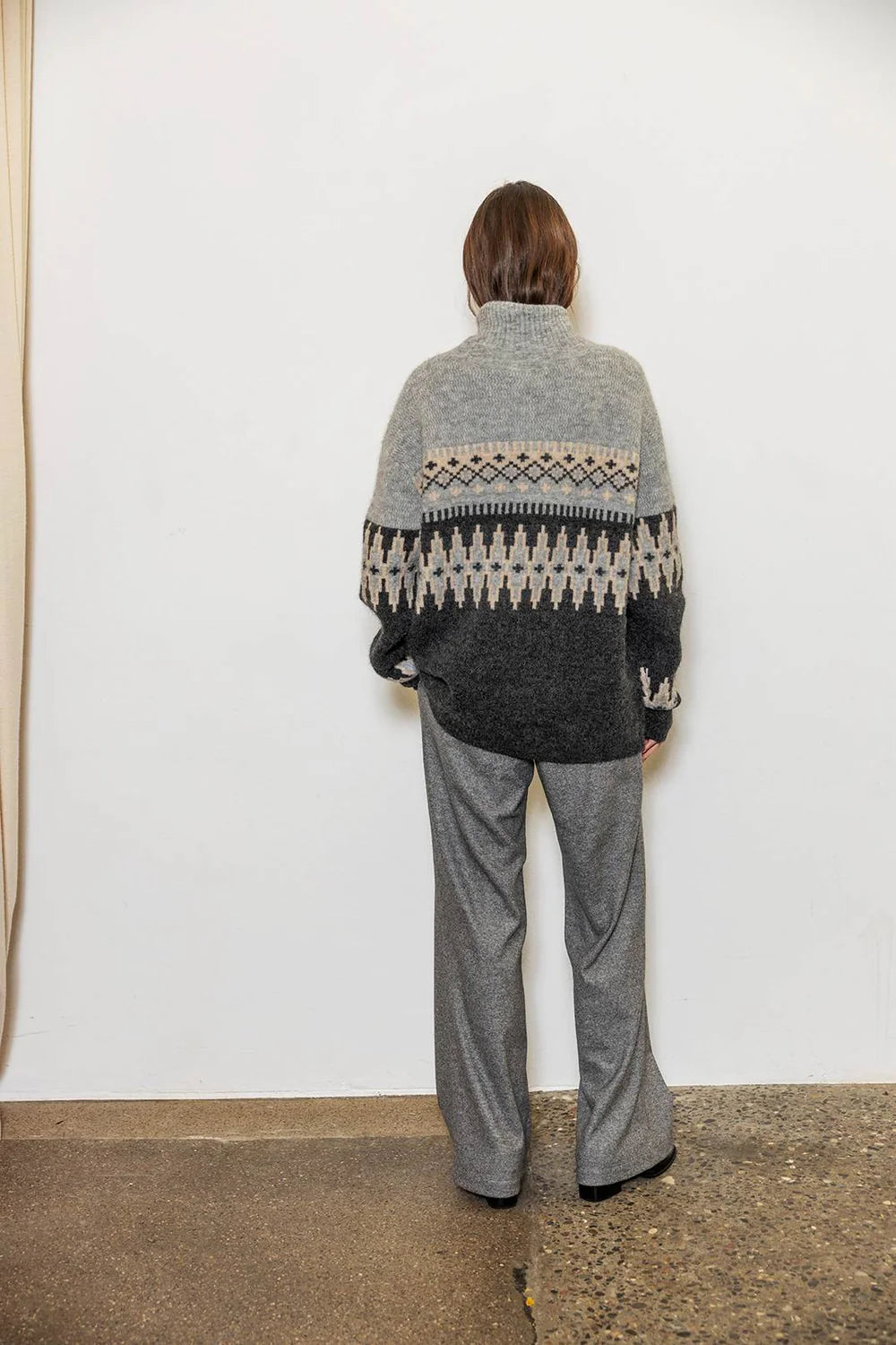 Cambria Grey Knit Jumper