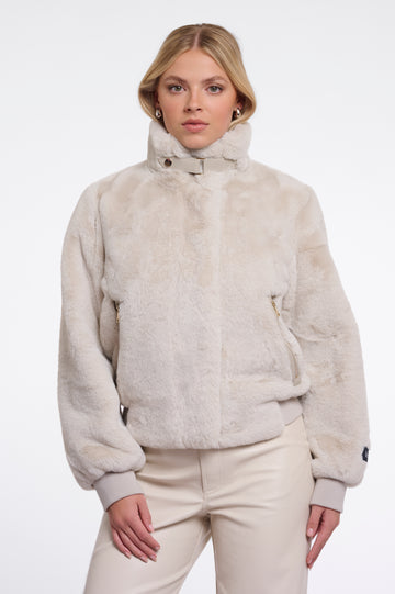 Ambra Short Faux Fur Jacket