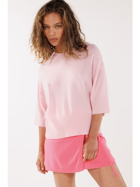 Flamenco Tee in Candy Floss by Crush Cashmere at Jessimara.com