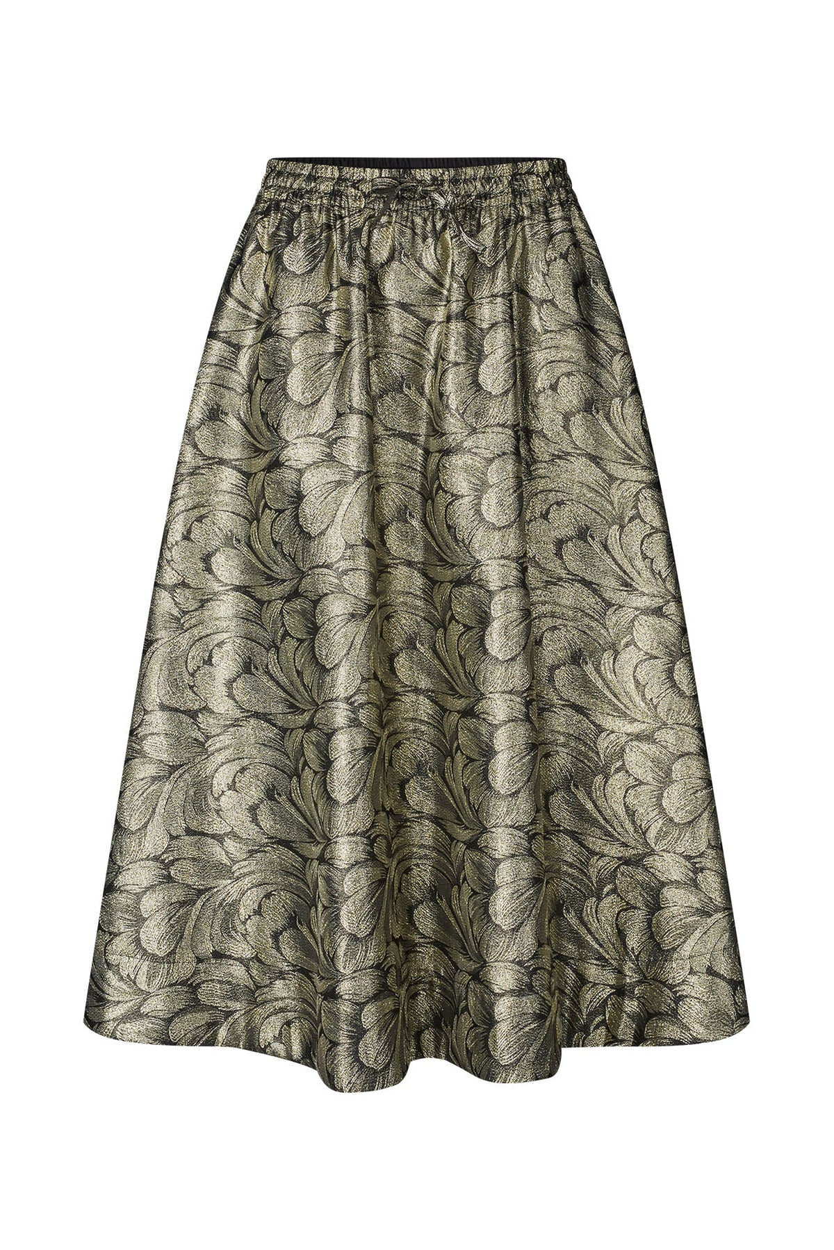 Catalina Silver Midi Skirt