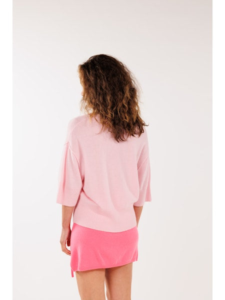 Flamenco Tee in Candy Floss by Crush Cashmere at Jessimara.com