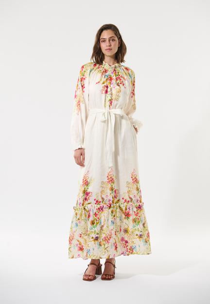 Idania Poetic Dress with button details