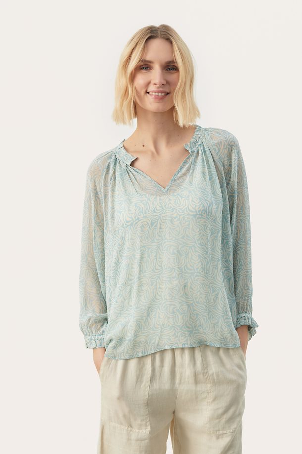 Elisa Blouse in Ether