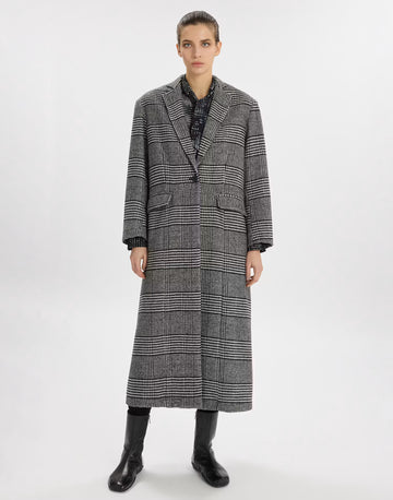 En-rapt Houndstooth Coat