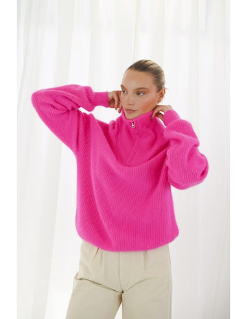 Breckenridge Funnel Neck Zip Jumper