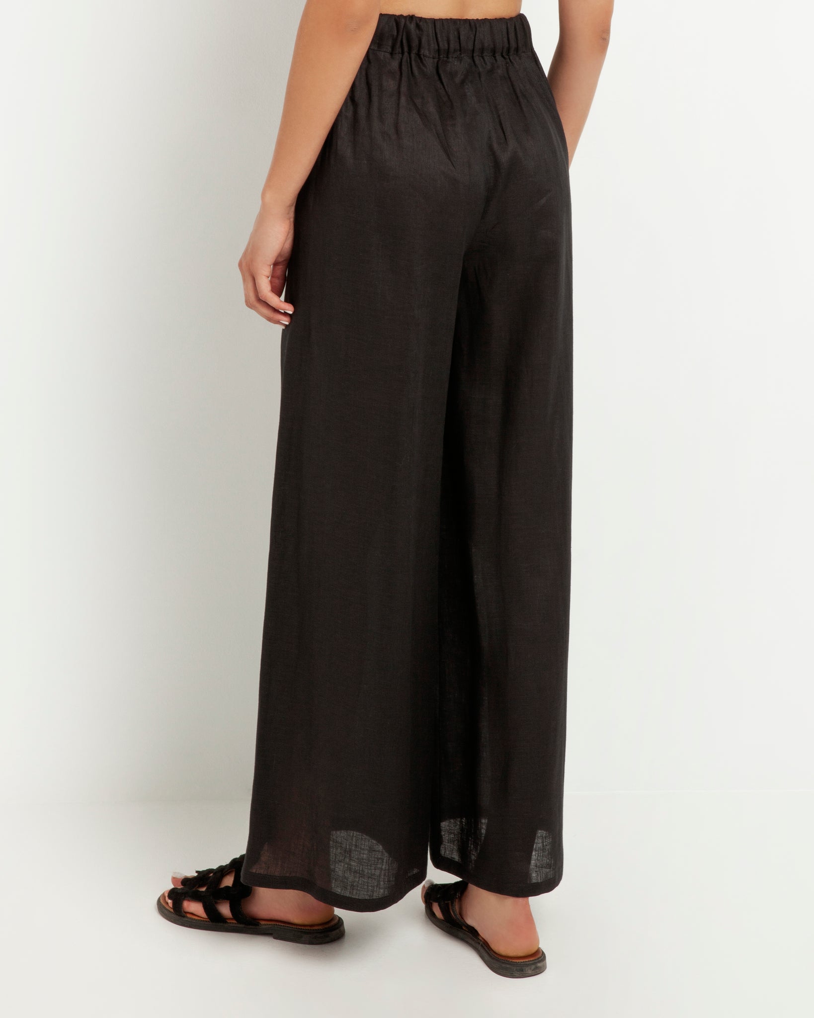 Charcoal Straight Leg Trousers