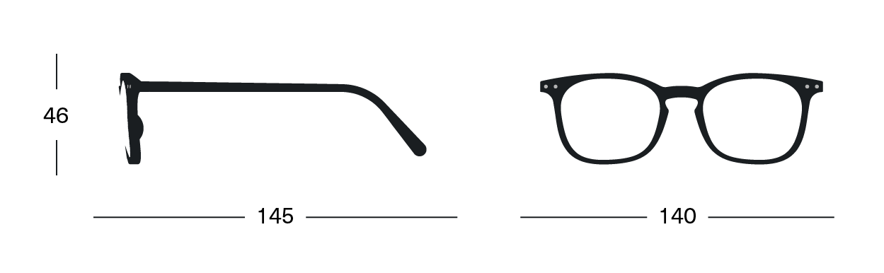 Izipizi 'Taylor Green' #E Reading Magnifying Glasses.