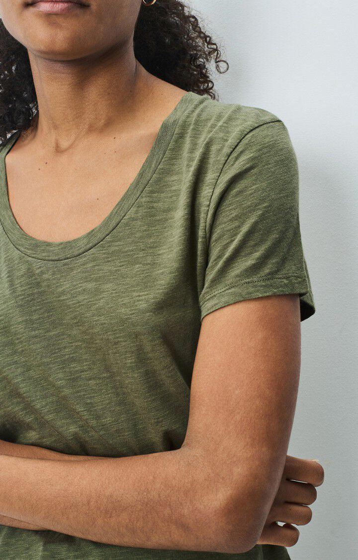 Jacksonville VIntage Kaki Scoop Neck T-Shirt
