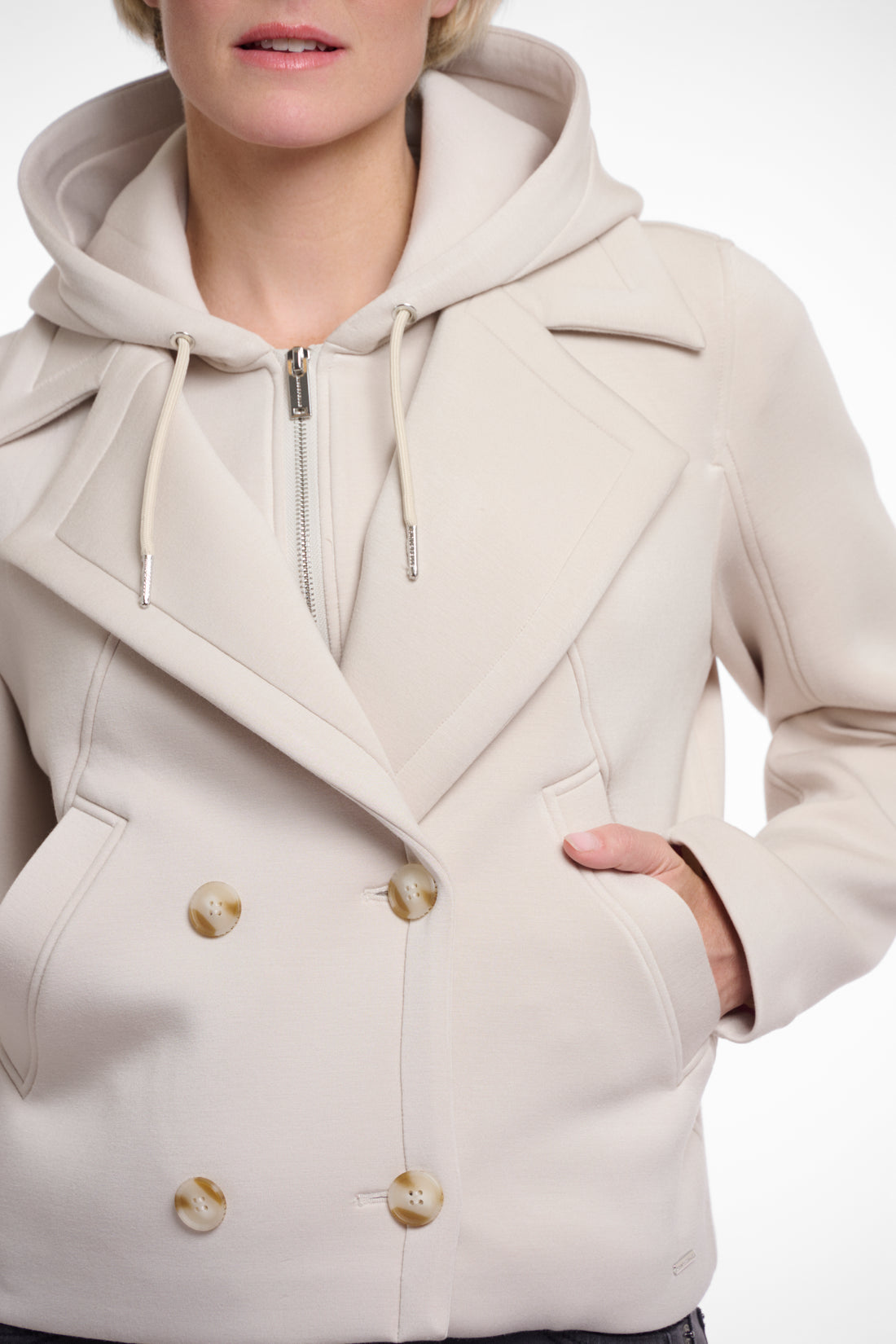 Jennifer Biker Jacket in Fog Grey