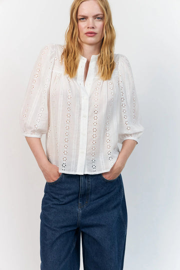 June  White Shirt