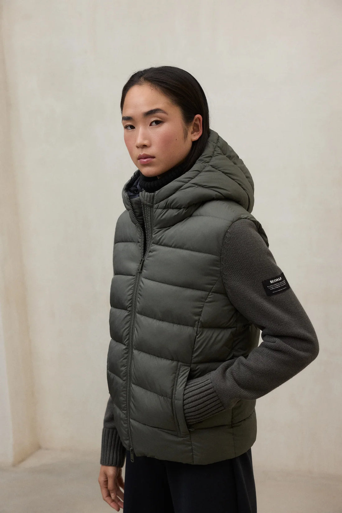 Denali Hybird Jacket in Asterioid Green