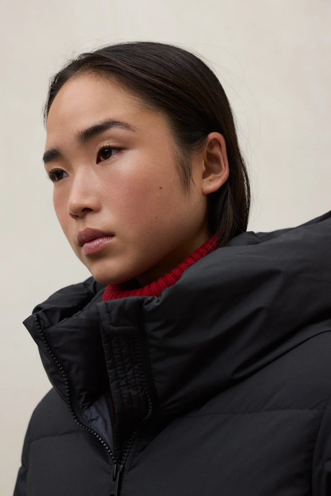 Aranda Black Puffer Coat