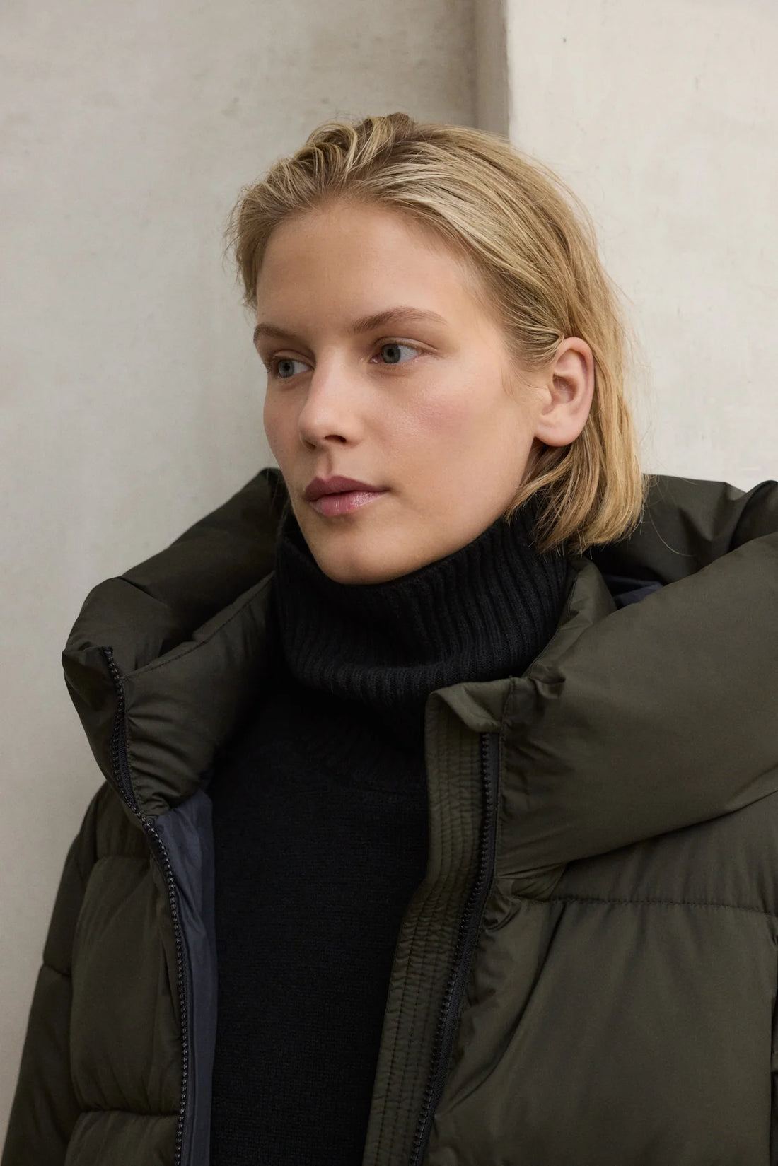 Aranda Dark Forest Puffer Coat