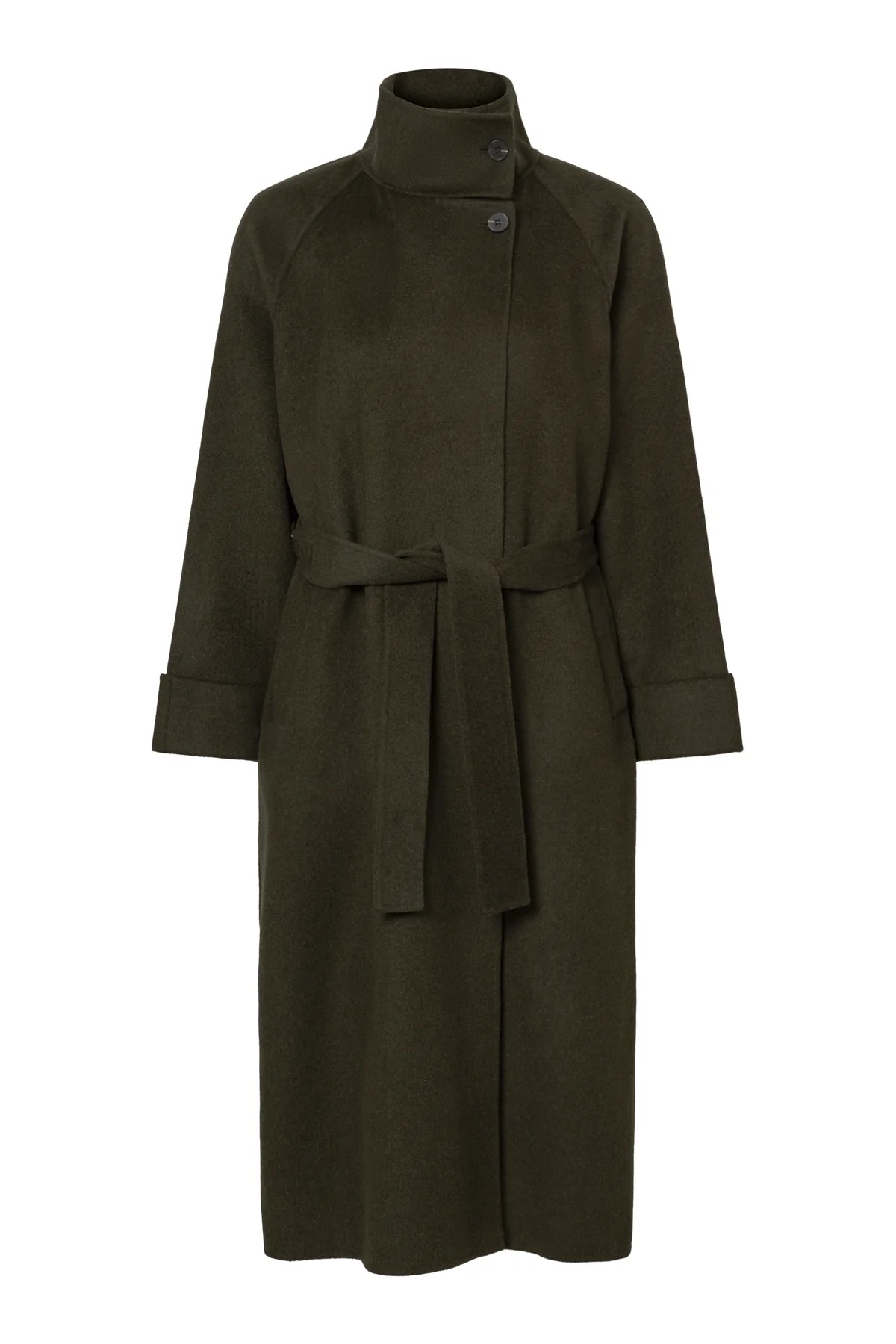Lora Khaki Green Coat